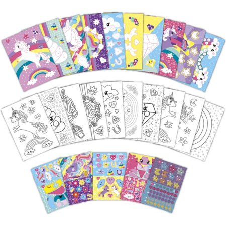 TOTUM kūrybinė lipdukavimo pagal skaičius knyga Unicorn, 72008 