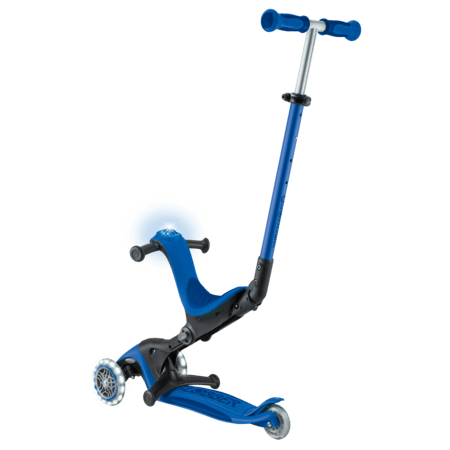 GLOBBER paspirtukas Go Up Deluxe Lights, tamsiai mėlynas, 748-600 