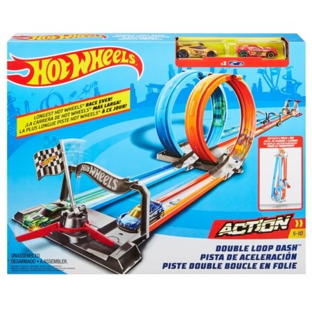 HOT WHEELS rinkinys Double Loop Dash, GFH85 