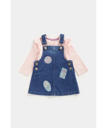 MOTHERCARE sarafanas ir marškinėliai ilgomis rankovėmis, FA909  