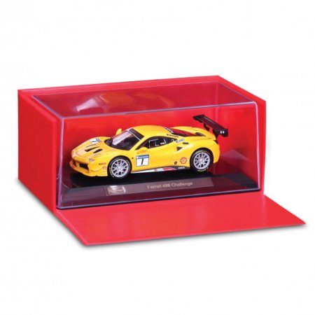BBURAGO 1:43 lenktyninis automodelis Ferrari 488 Challenge 2017, 18-36306 