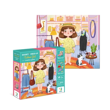 DODO magnetinis žaidimas Aprenk madingą mergaitę, 200243 