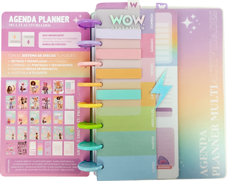 WOW GENERATION užrašų knygutė Multi Activity Planner, WOW00083E 