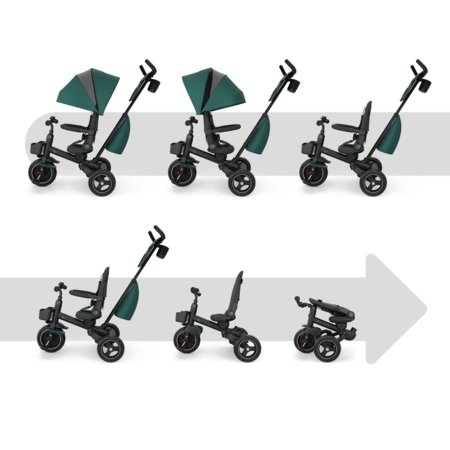 KINDERCRAFT triratukas SPINSTEP 2 Plus, žalias, KRSPST02GREPL00 