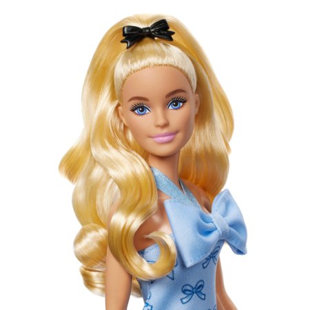 BARBIE madistė melsva suknele, HYT93 