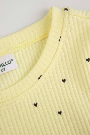 COCCODRILLO marškinėliai trumpomis rankovėmis, geltoni, cm 