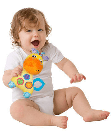 PLAYGRO Sensorinis žaislas Žirafa, 0187237167 
