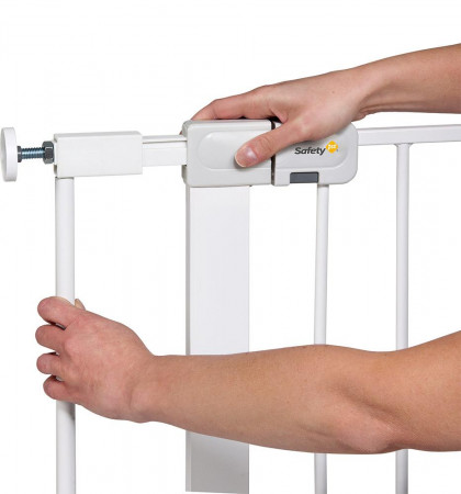 SAFETY 1ST apsauginės tvorelės pratęsimas EASY CLOSE Metal Plus, balta, 7 cm, 24204310 24284310