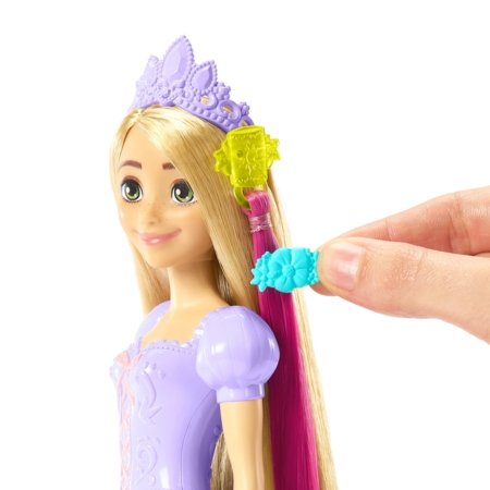 DISNEY PRINCESS lėlė Rupunzelė su spalvų keitimo funkcija, HLW18 HLW18