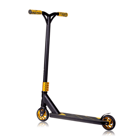 LIONELO paspirtukas WHIZZ, Black carbon yellow, LO-WHIZZ 