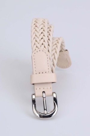 COCCODRILLO diržas ACCESSORIES, kreminis, WC5368106ACC-003-000, one size cm 