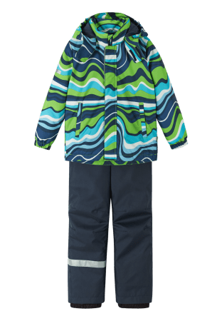 TUTTA by REIMA žieminis lauko komplektas (striukė ir kelnės) SIRRI, žalias, 6100004A-8411 6100004A-8411-128