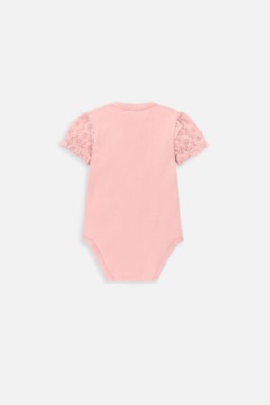 COCCODRILLO smėlinukas GARDEN PARTY NEWBORN, powder pink, WC4112203GPN-033-0 