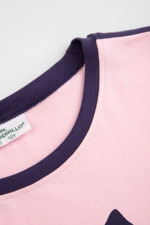 COCCODRILLO marškinėliai ilgomis rankovėmis, rožiniai, WC6143103SGJ-007-152, 152 cm 