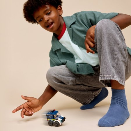 60481 LEGO® City „Ratai“ – policijos sunkvežimis 