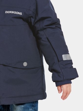 DIDRIKSONS žieminė striukė BJÄRVEN 3, tamsiai mėlyna, 505470-039, 140 cm 