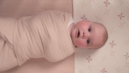 LODGER vystyklas-kokonas SWADDLE ME, Bundler Solid, 0-4 mėn., Powder, BN 023 