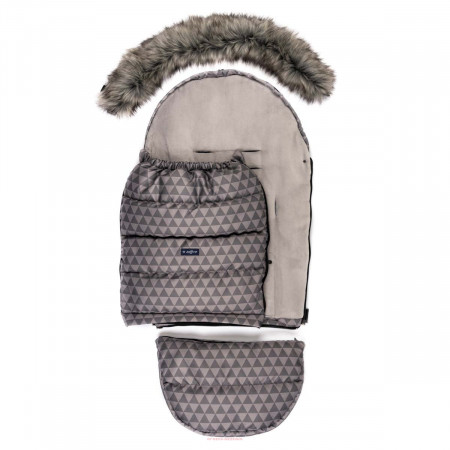 MILLI vokelis į vežimėlį GROW UP, geo grey 5902745544267