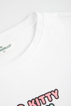 COCCODRILLO marškinėliai trumpomis rankovėmis, balti, cm 