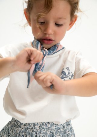 MAYORAL marškinėliai trumpomis rankovėmis, sky bone, 3.009-89, 104  cm 