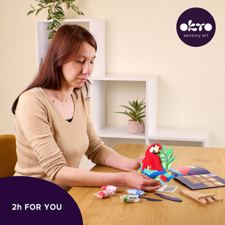 OKTO 3D Kūrybinis rinkinys Macaw, 20045 