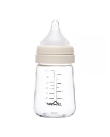SPECTRA PP buteliukas su S dydžio žinduku, 160 ml, Cream Vanilla 