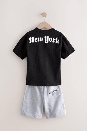 NEXT marškinėliai trumpomis rankovėmis ir šortai, E45729, 152 