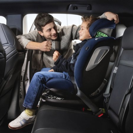 KINDERKRAFT automobilinė kėdutė I-GROW 2 PLUS, 40-150 cm., Black, KCIGRO02BLKPL00 