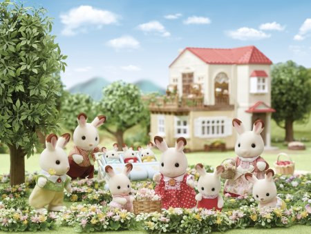 SYLVANIAN FAMILIES Šokoladinių triušiukų šeimynėlė, 5655SYL 5655SYL