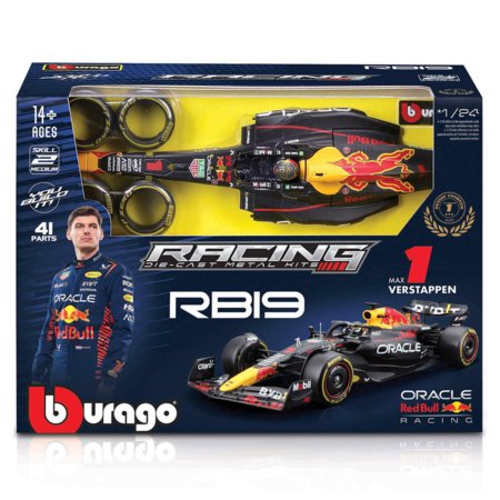 BBURAGO 1:24 surenkamas automodelis F1 Oracle Red Bull Racing RB19, 18-28507 