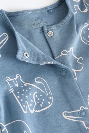 NEXT šliaužtinukas trumpomis rankovėmis, 3 vnt., AA5960, 74-80 