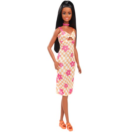 BARBIE madistė geltona suknele, HYT91 