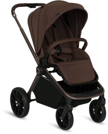 LIONELO universalus vežimėlis MIKA PLUS 3IN1, Mocha mousse 