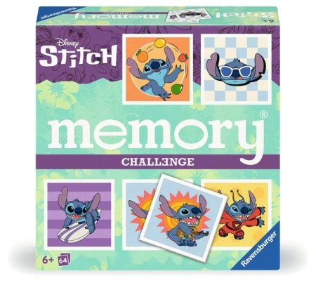 RAVENSBURGER Disney Stitch atminties žaidimas, 64 cards, 24697 