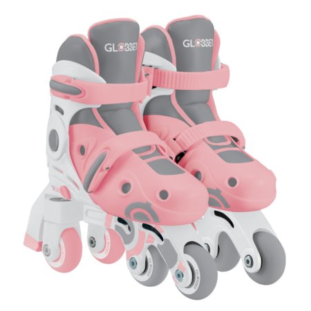 GLOBBER riedučiai Learning Skates 2 in 1, dydis 30-33, pasteliniai rožiniai, 783-210 