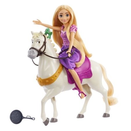 DISNEY PRINCESS lėlės Auksaplaukės ir žirgo rinkinys, HLW23 HLW23