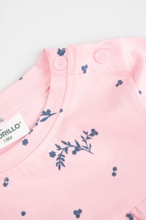 COCCODRILLO smėlinukas ilgomis rankovėmis, rožinis, WC6129601FGN-033-086, 86 dydis 