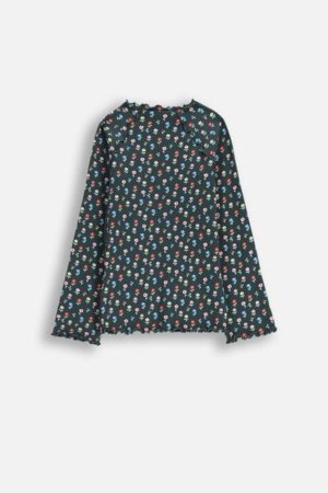 COCCODRILLO marškinėliai FROSTING PUDDLE GIRL KIDS, žali, ZC5143901FGK-011-122, 122 cm 
