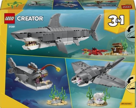 31381 LEGO® FIERCE SHARK WITH A TREASURE CHEST 