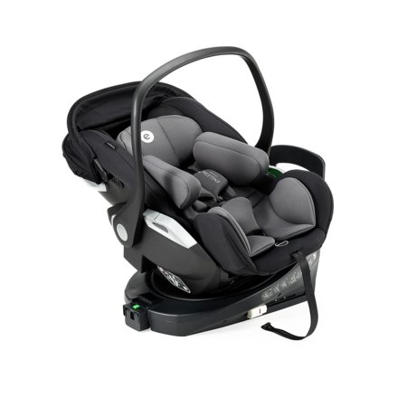 ENGLEDAL automobilinė kėdutė SAGA I-SIZE su baze, 40-87 cm., Black grey, 25-06SAG-BG 