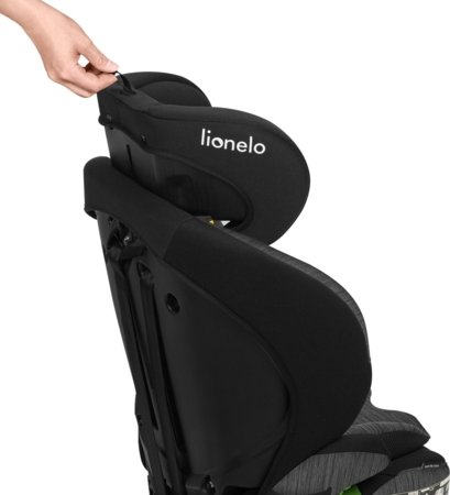 LIONELO automobilinė kėdutė LEVI FIX I-SIZE, Grey stone, 76-150 cm. 