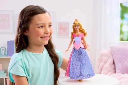DISNEY PRINCESS lėlė Aurora su spalvos keitimo funkcija, JLK24 