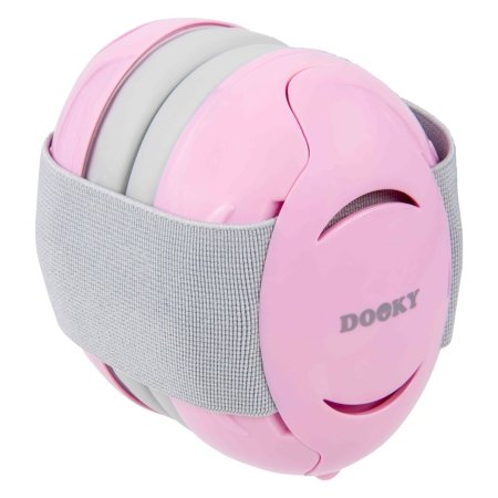 DOOKY Apsauginės ausinės kūdikiams 0-3 m. pink, 3001101 