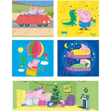 CLEMENTONI dėlionė Peppa Pig, 10in1, 20271 