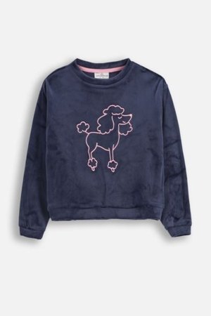 COCCODRILLO džemperis FROSTING PUDDLE GIRL KIDS, mėlynas, cm 