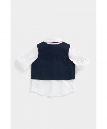 MOTHERCARE marškiniai ilgomis ranovėmis, liemenė ir peteliškė, CC114 600290