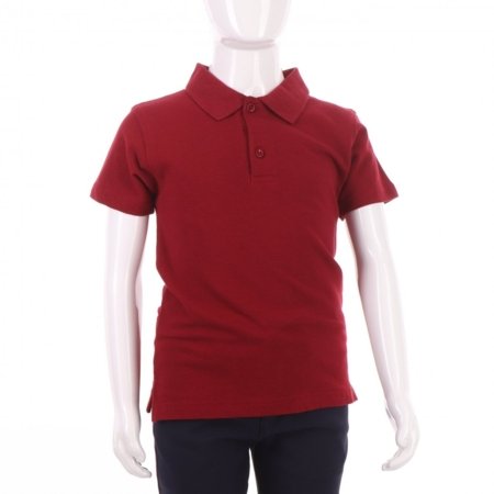 MAMAJUM polo marškinėliai trumpomis rankovėmis, 10-000005, vyšniniai, 128/134 cm 