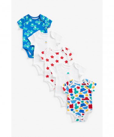 MOTHERCARE smėlinukas trumpomis rankovėmis, 5 vnt., BB411 569054