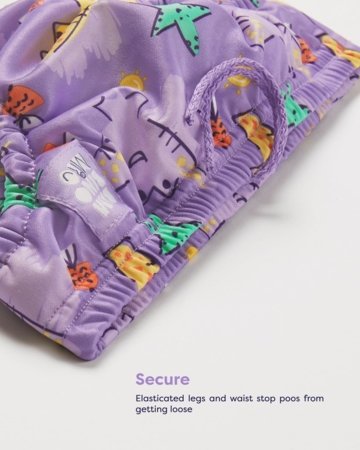 BAMBINO MIO daugkartinės maudymosi kelnaitės 6-12 mėn., pineapple party, SWPMPIN 