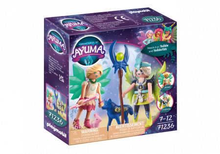 PLAYMOBIL ADVENTURES OF AYUMA Kristalo ir Mėnulio fėja su sielos gyvūnais, 71236 71236